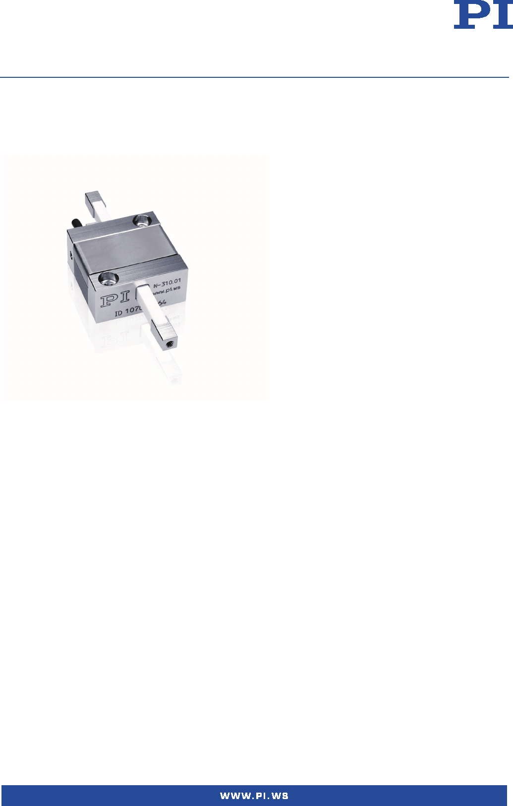 Physik Instrumente N­310 Datasheet N 310
