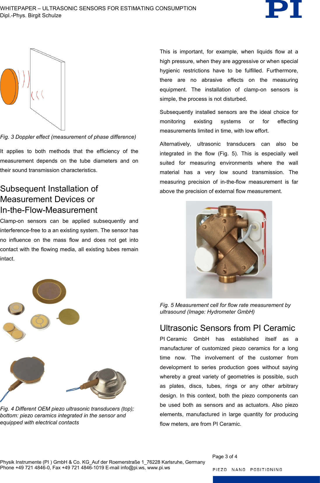 Page 3 of 4 - Physik Instrumente  PI Flow Rate Measurement WP Pi4000