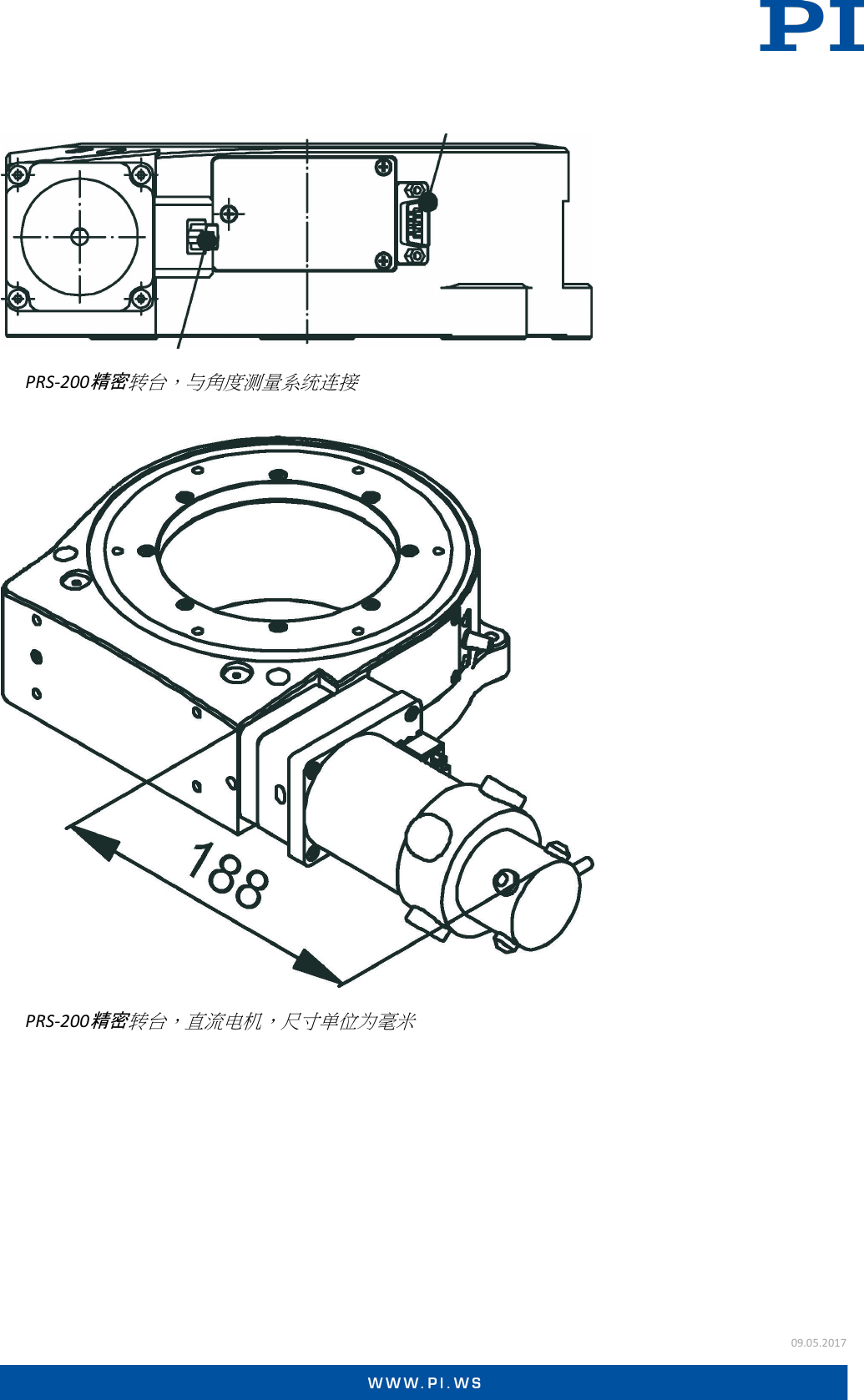 Page 5 of 8 - Physik Instrumente Datasheet  PRS-200 CN