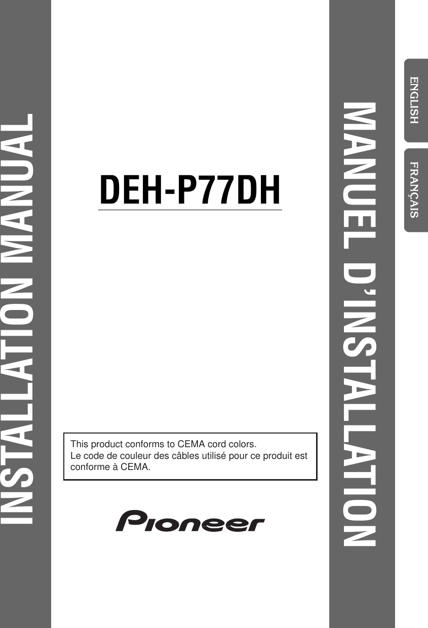 Pioneer Deh P77dh Wiring Diagram