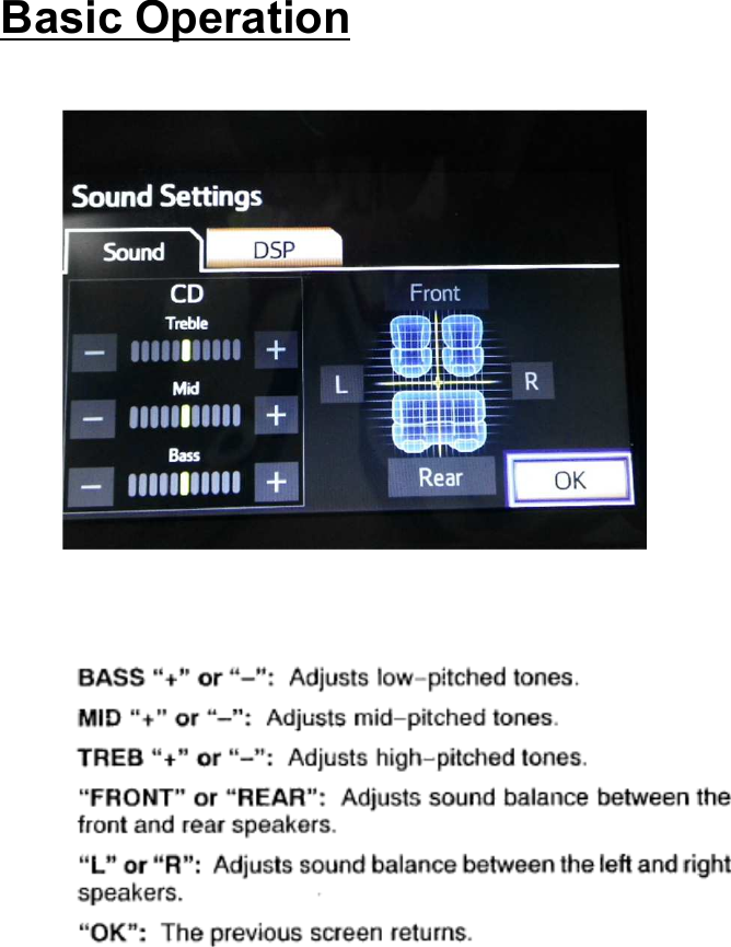 Basic Operation