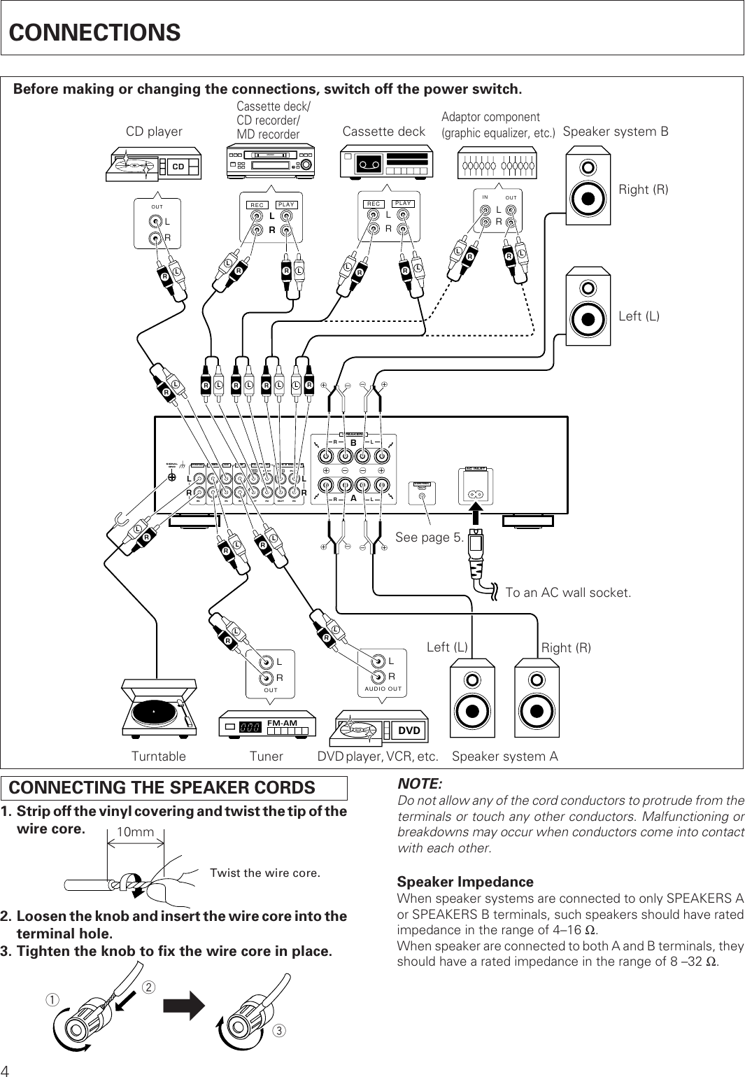 Page 4 of 12 - Pioneer Pioneer-A-307R-A-209R-Users-Manual- ARB7236-A  Pioneer-a-307r-a-209r-users-manual