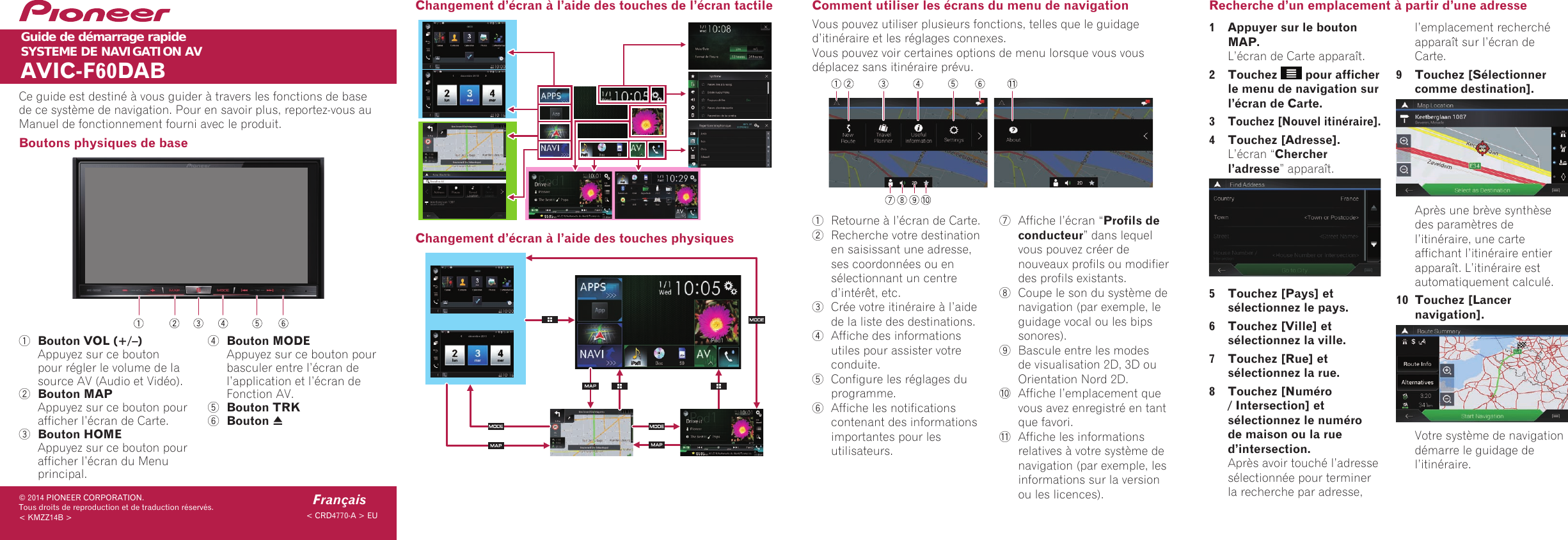 Page 3 of 4 - Pioneer Pioneer-Avic-F60-Dab-Quick-Start-Manual-  Pioneer-avic-f60-dab-quick-start-manual