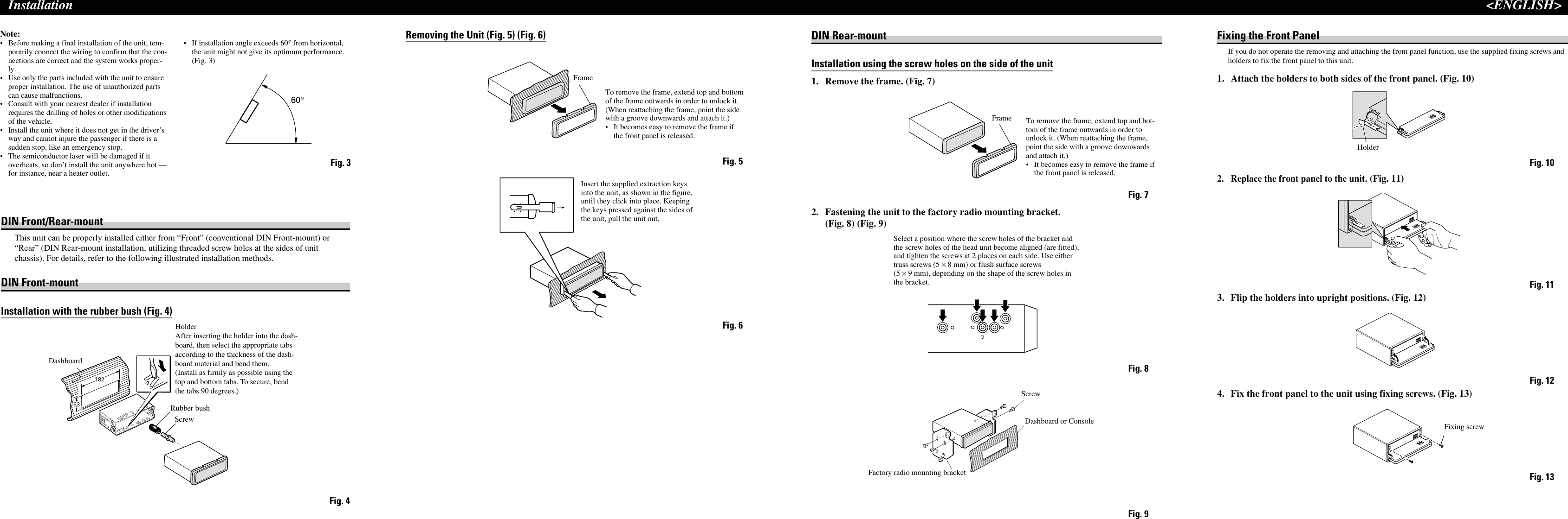 Page 4 of 6 - Pioneer Pioneer-Car-Stereo-System-Deh-P4700Mp-Users-Manual- CRD3948A  Pioneer-car-stereo-system-deh-p4700mp-users-manual