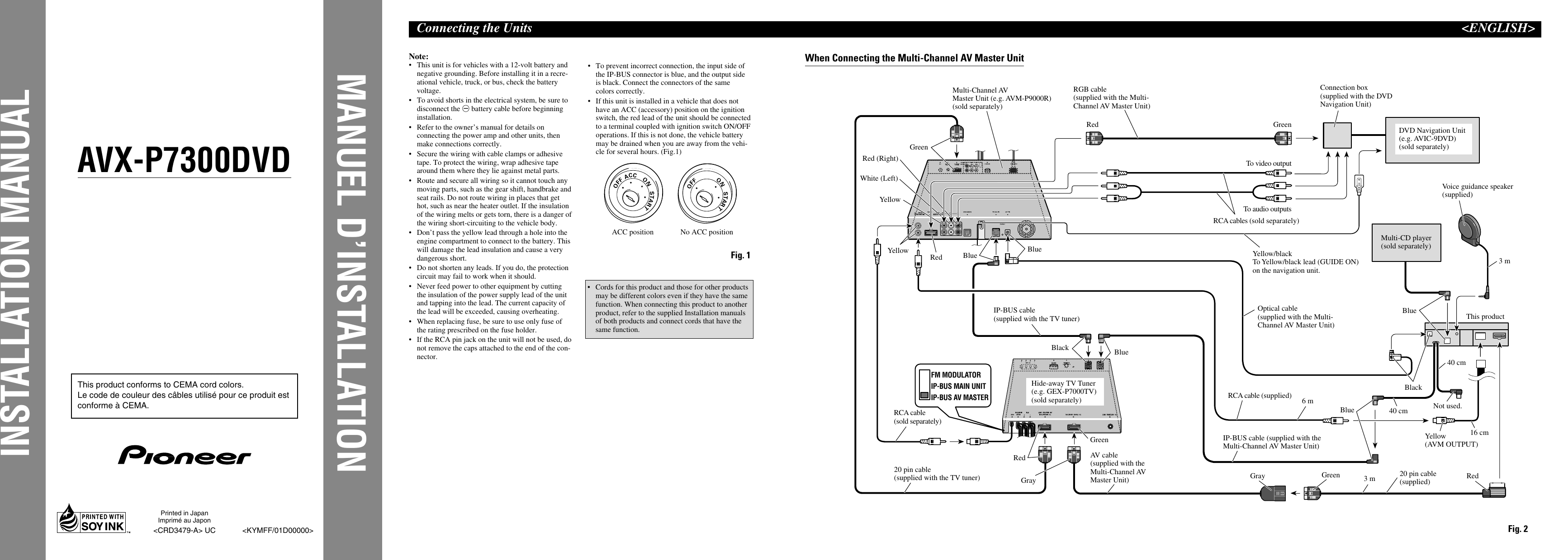 Page 1 of 8 - Pioneer Pioneer-Car-Video-System-Avx-P7300Dvd-Users-Manual- CRD3479-A  Pioneer-car-video-system-avx-p7300dvd-users-manual