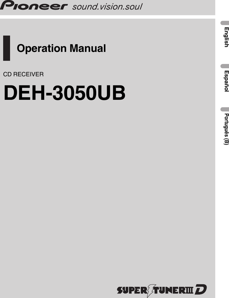 pioneer deh 3050ub