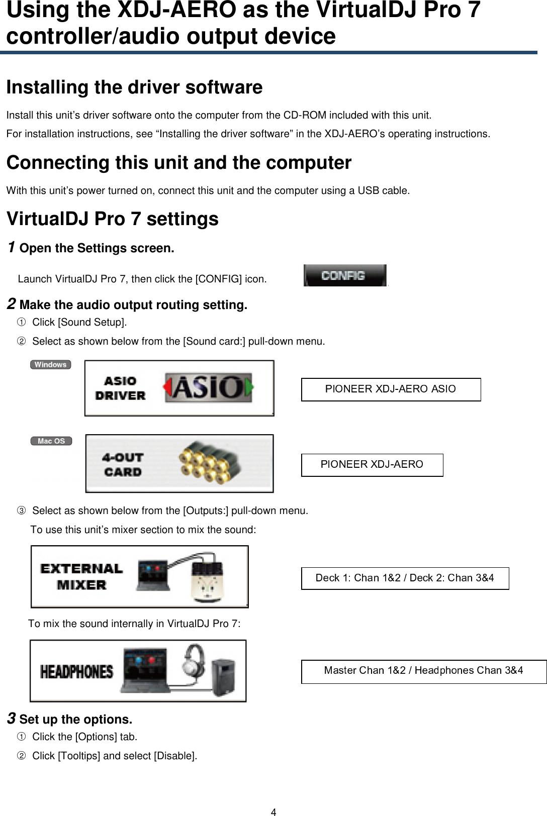 Pioneer Dj Equipment Xdj Aero Users Manual