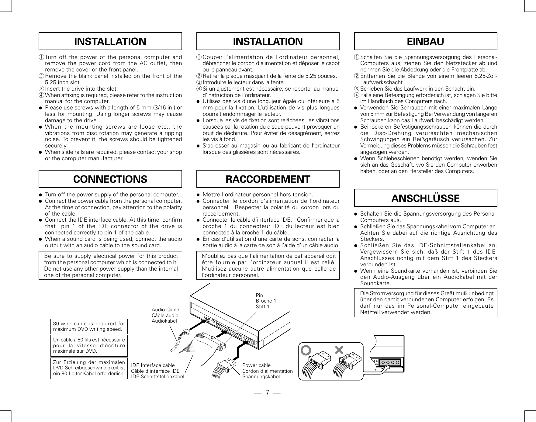 Page 7 of 8 - Pioneer Pioneer-Dvr-115Dbk-Users-Manual- DRC1339-A  Pioneer-dvr-115dbk-users-manual
