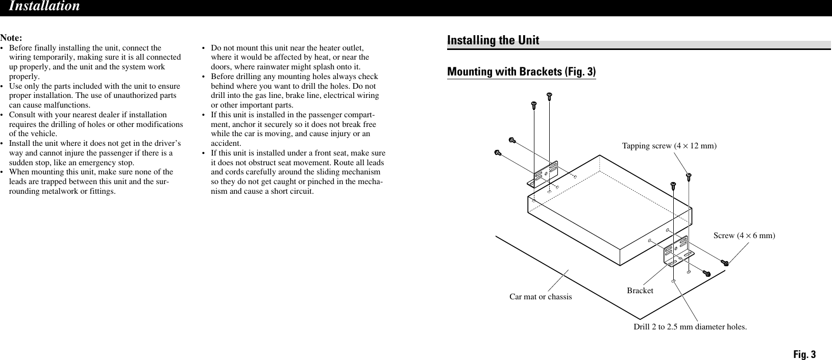 Page 3 of 4 - Pioneer Pioneer-Gex-P910Xm-Users-Manual- CRB1802-A  Pioneer-gex-p910xm-users-manual