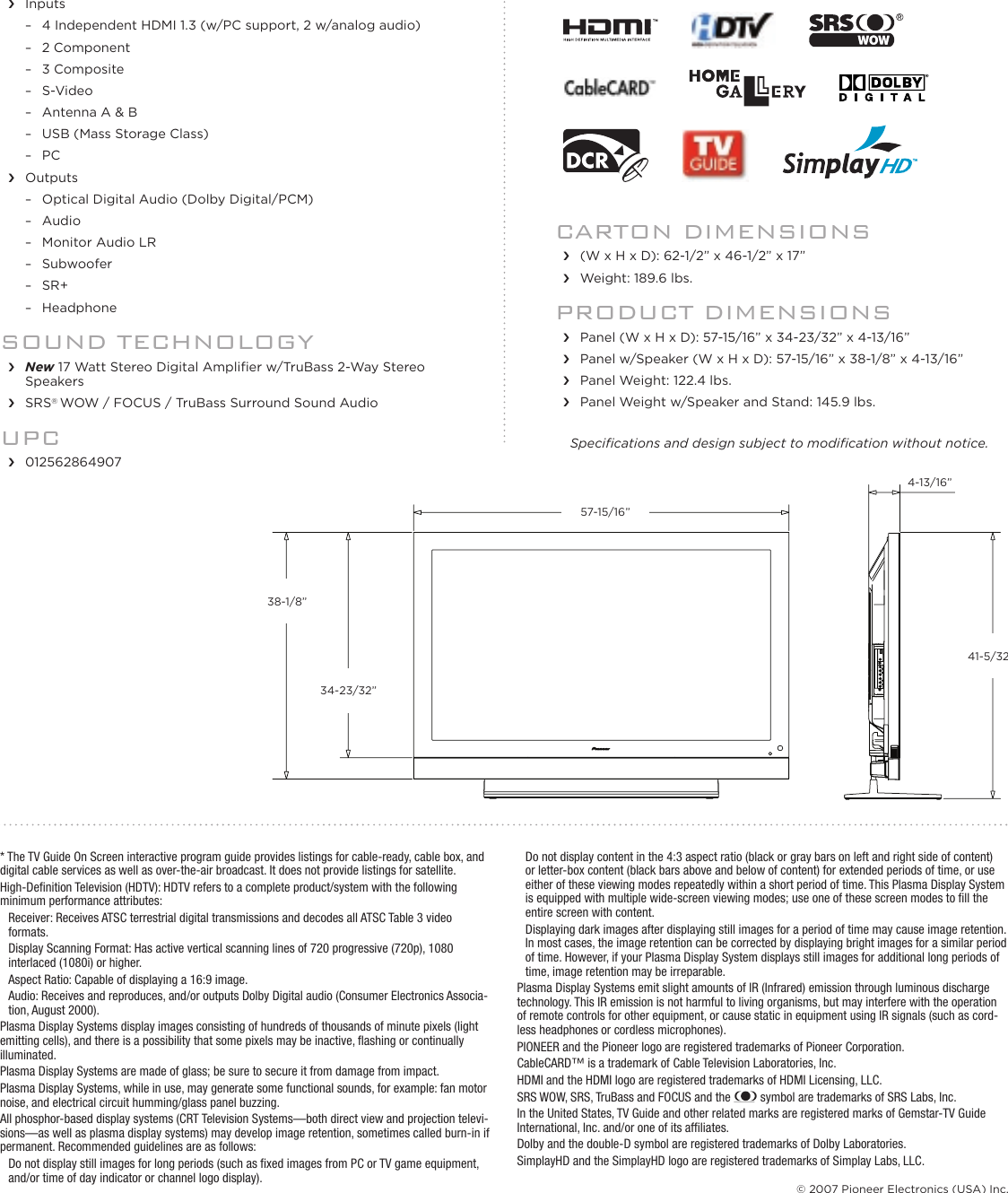 Philips 42pfl3603d 42 1080p Hd Lcd Television In 2020 Lcd Television Television Lcd