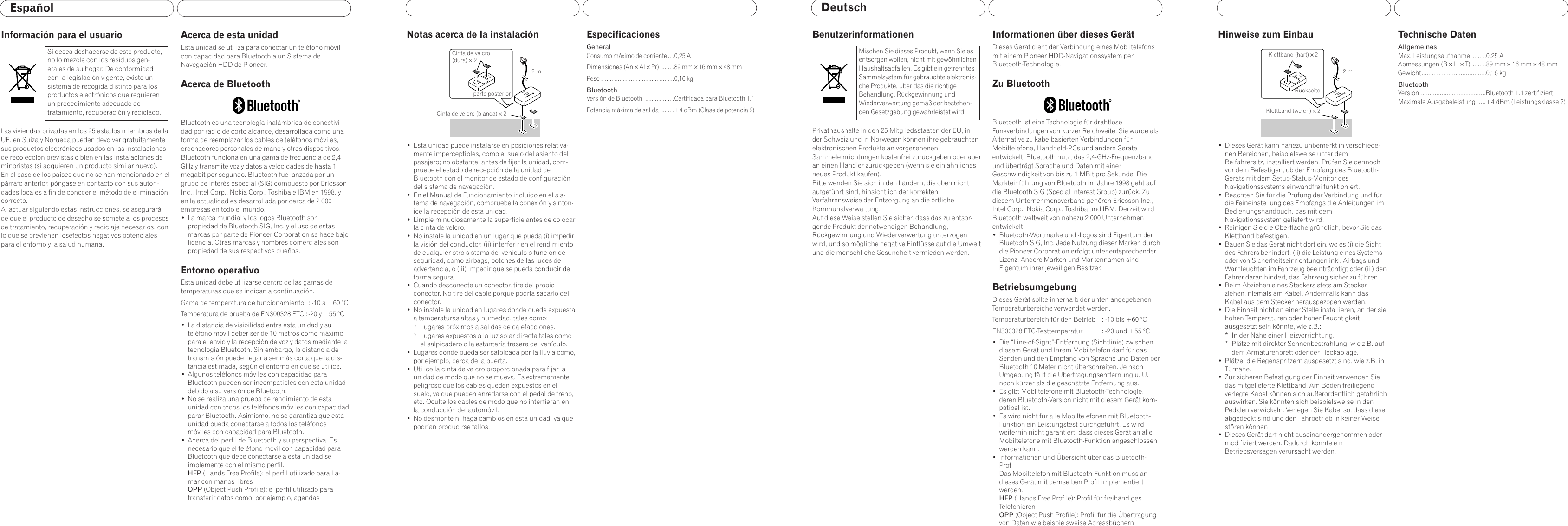 Pioneer Nd Bt1 Owners Manual Crd4118 A