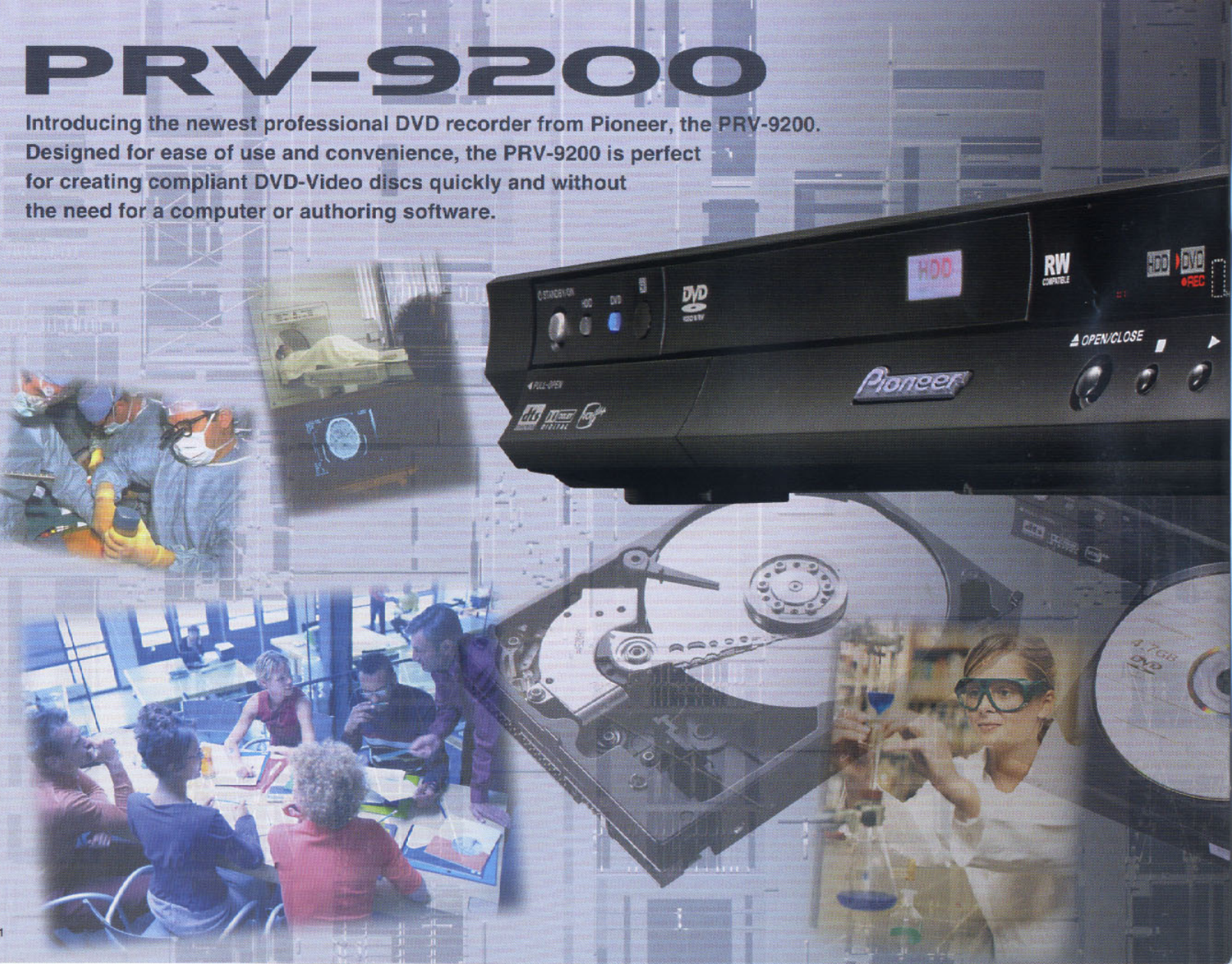 Page 2 of 8 - Pioneer Pioneer-Prv-9200-Users-Manual-  Pioneer-prv-9200-users-manual