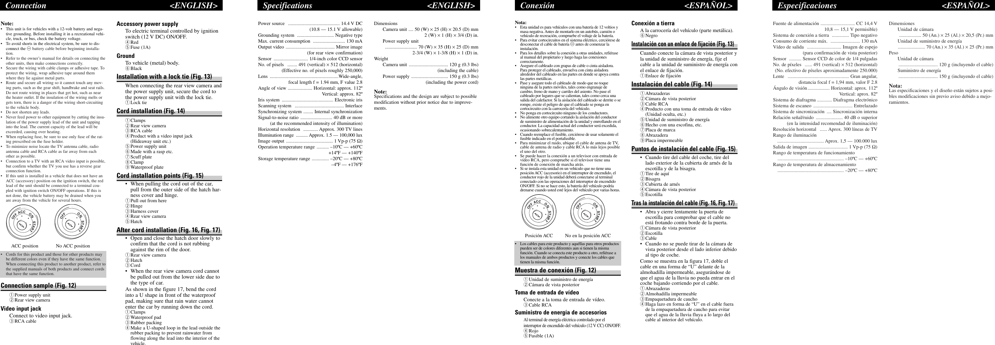 Page 6 of 8 - Pioneer Pioneer-Rear-View-Camera-Nd-Bc1-Users-Manual-  Pioneer-rear-view-camera-nd-bc1-users-manual