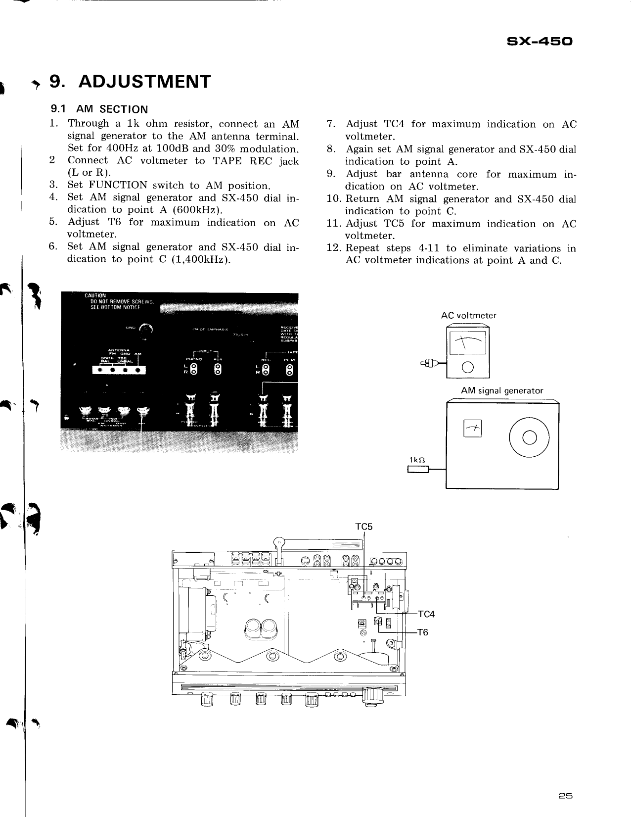 Page 8 of 12 - Pioneer Pioneer-Sx-450-Users-Manual-  Pioneer-sx-450-users-manual