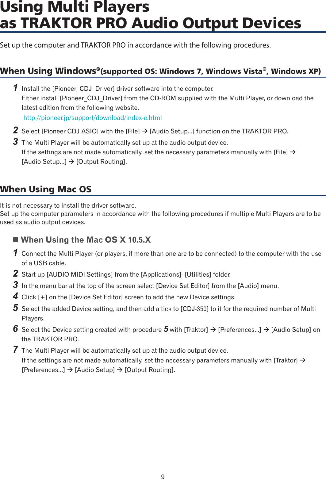 Page 9 of 11 - Pioneer Pioneer-Traktor-Pro-Cdj-350-Users-Manual-  Pioneer-traktor-pro-cdj-350-users-manual