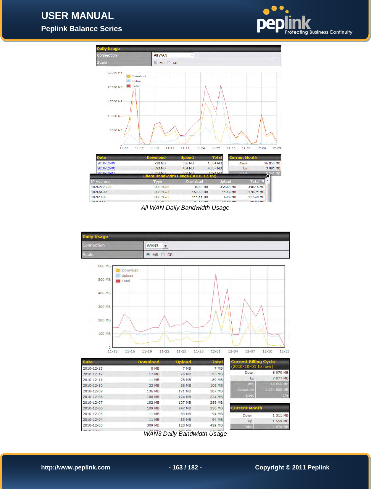 Page 163 of Pismolabs Technology P1630 Peplink Balance (Network Router) User Manual Peplink Balance