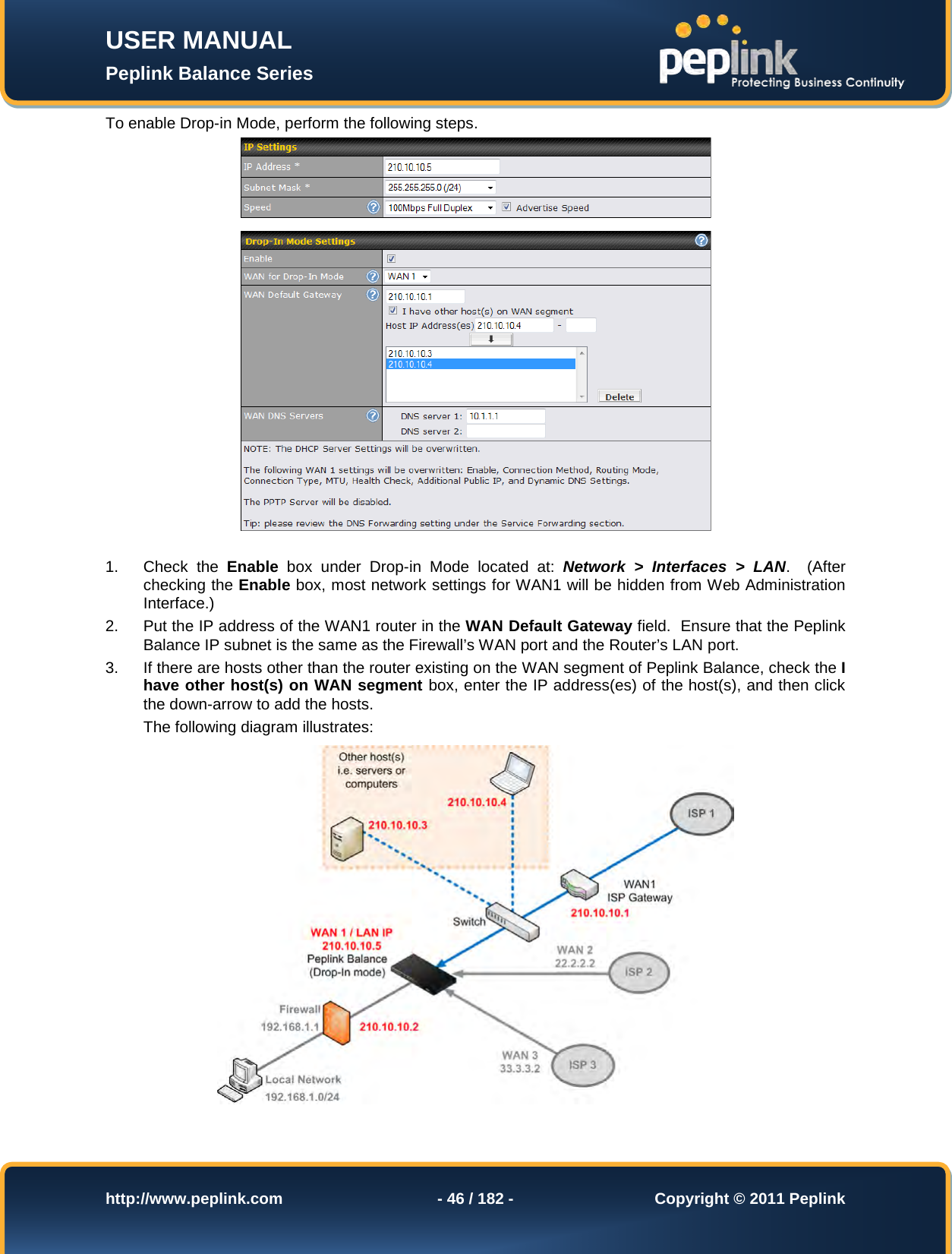 Page 46 of Pismolabs Technology P1630 Peplink Balance (Network Router) User Manual Peplink Balance