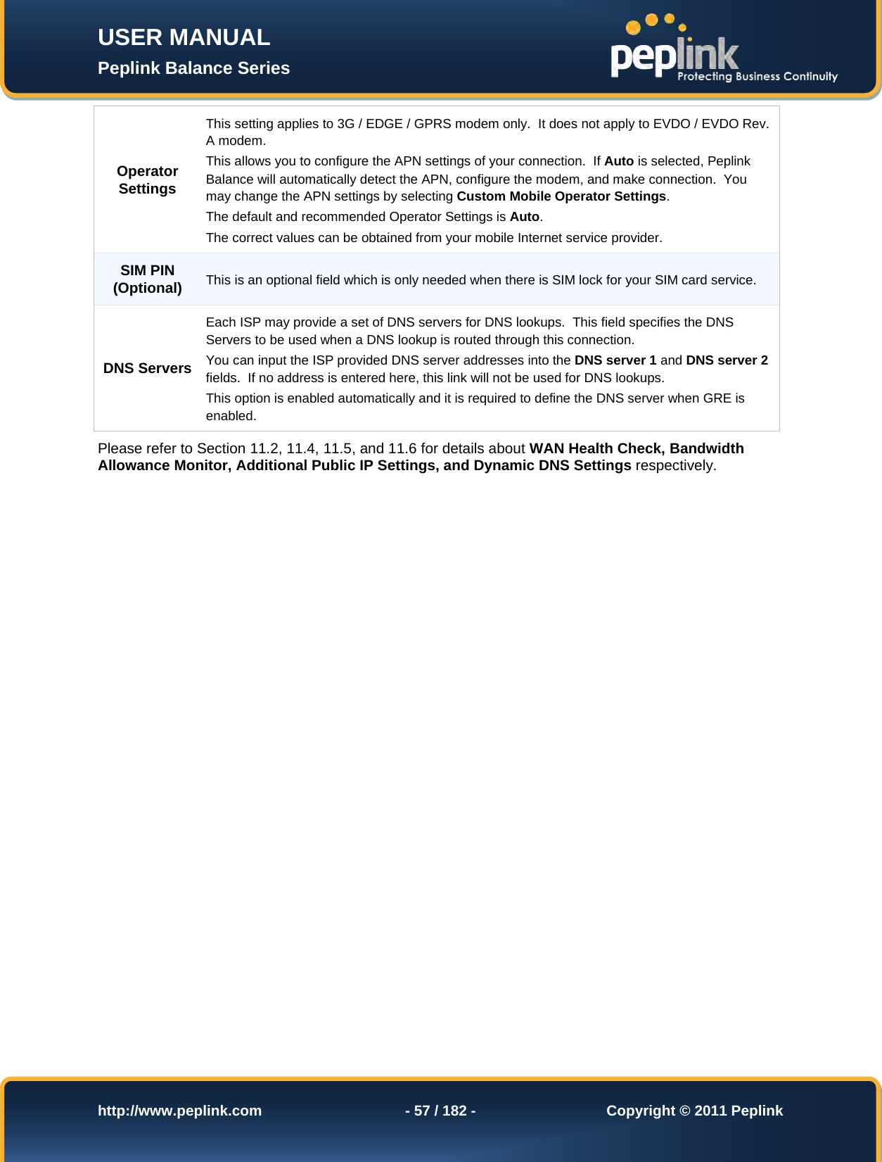 Page 57 of Pismolabs Technology P1630 Peplink Balance (Network Router) User Manual Peplink Balance