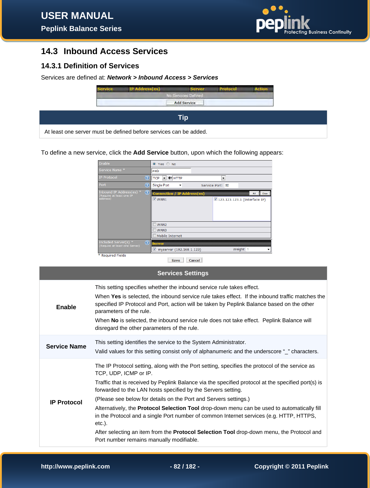 Page 82 of Pismolabs Technology P1630 Peplink Balance (Network Router) User Manual Peplink Balance