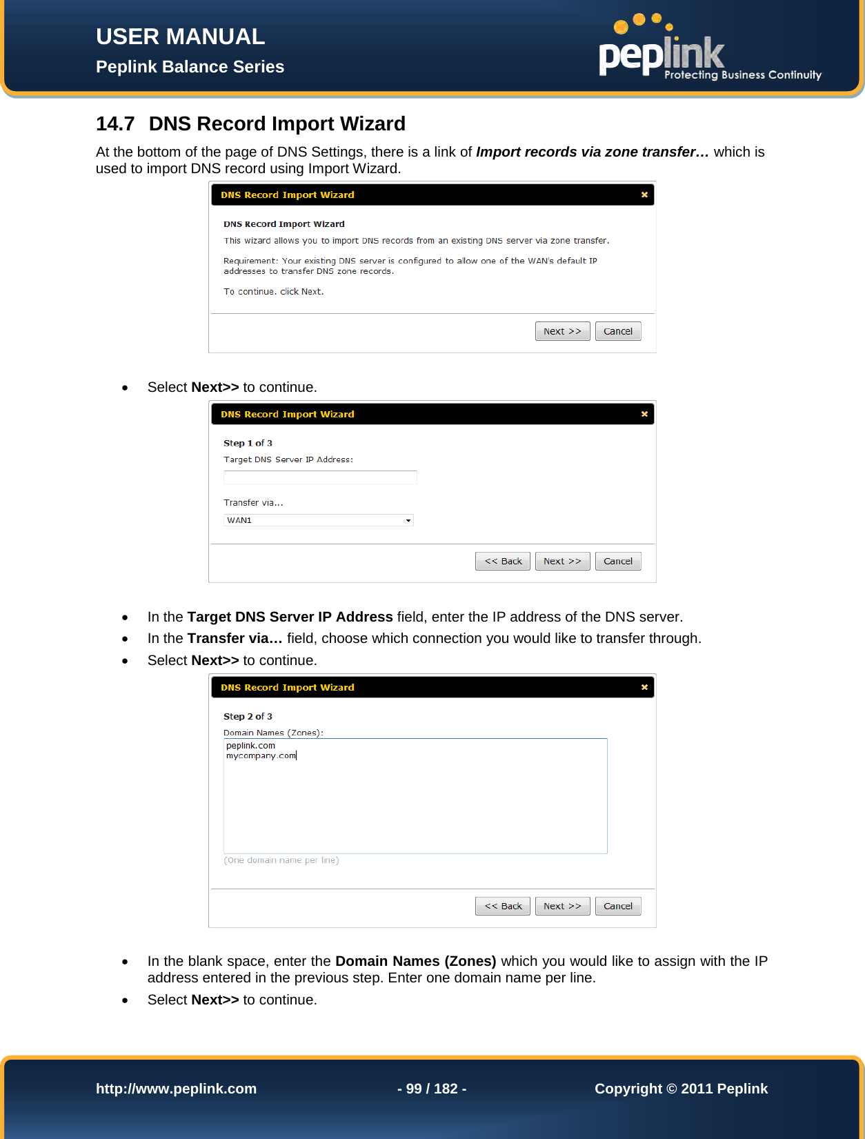 Page 99 of Pismolabs Technology P1630 Peplink Balance (Network Router) User Manual Peplink Balance