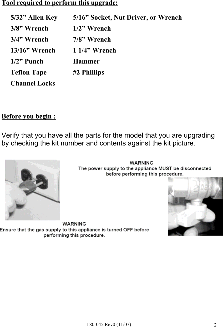 Page 2 of 12 - Pitco-Frialator Pitco-Frialator-Pe14D-Users-Manual L80-045 Manual Fill Rev 0