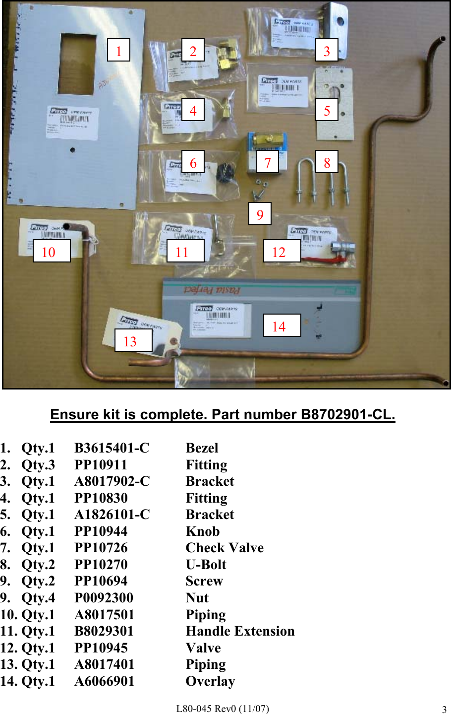 Page 3 of 12 - Pitco-Frialator Pitco-Frialator-Pe14D-Users-Manual L80-045 Manual Fill Rev 0