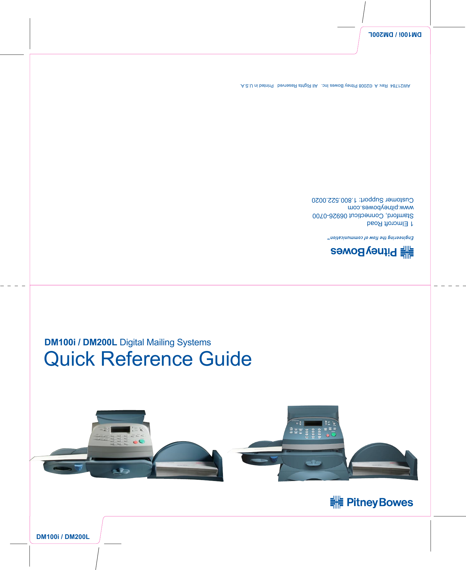 Page 1 of 6 - Pitney-Bowes Pitney-Bowes-Dm100I-Users-Manual-  Pitney-bowes-dm100i-users-manual