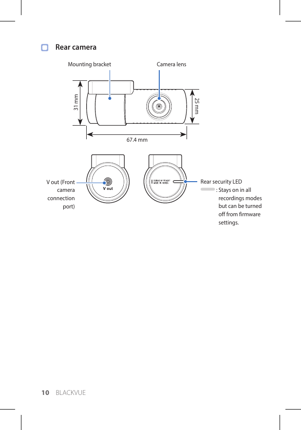 Page 10 of Pittasoft DR590W-2CH Car Dashcam User Manual 