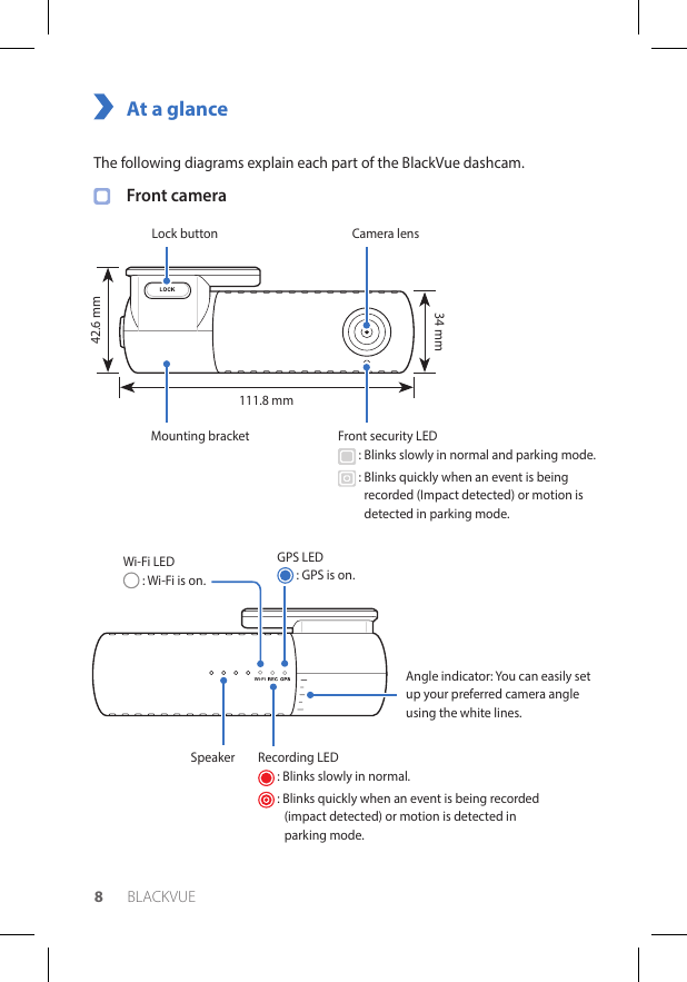 Page 8 of Pittasoft DR590W-2CH Car Dashcam User Manual 