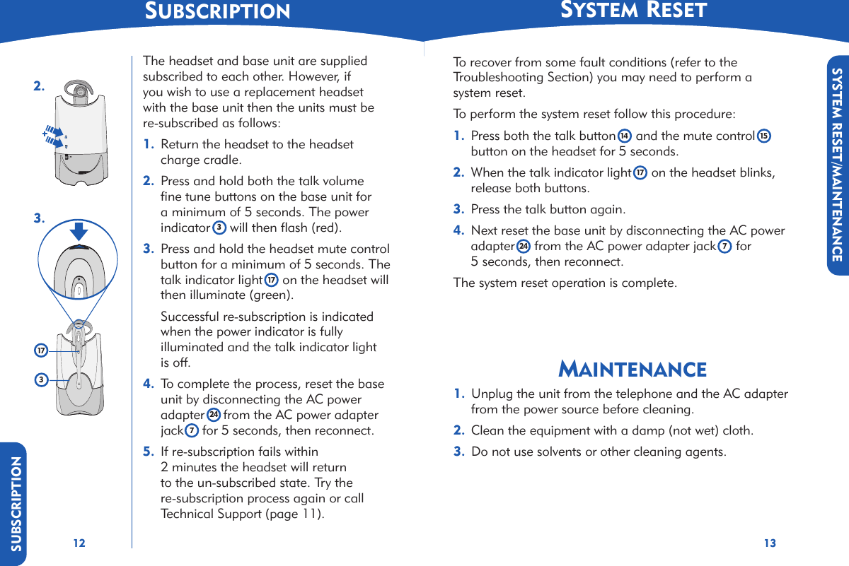 Page 7 of 9 - Plantronics Plantronics-Cs50-Owners-Manual CS50 PIB V8