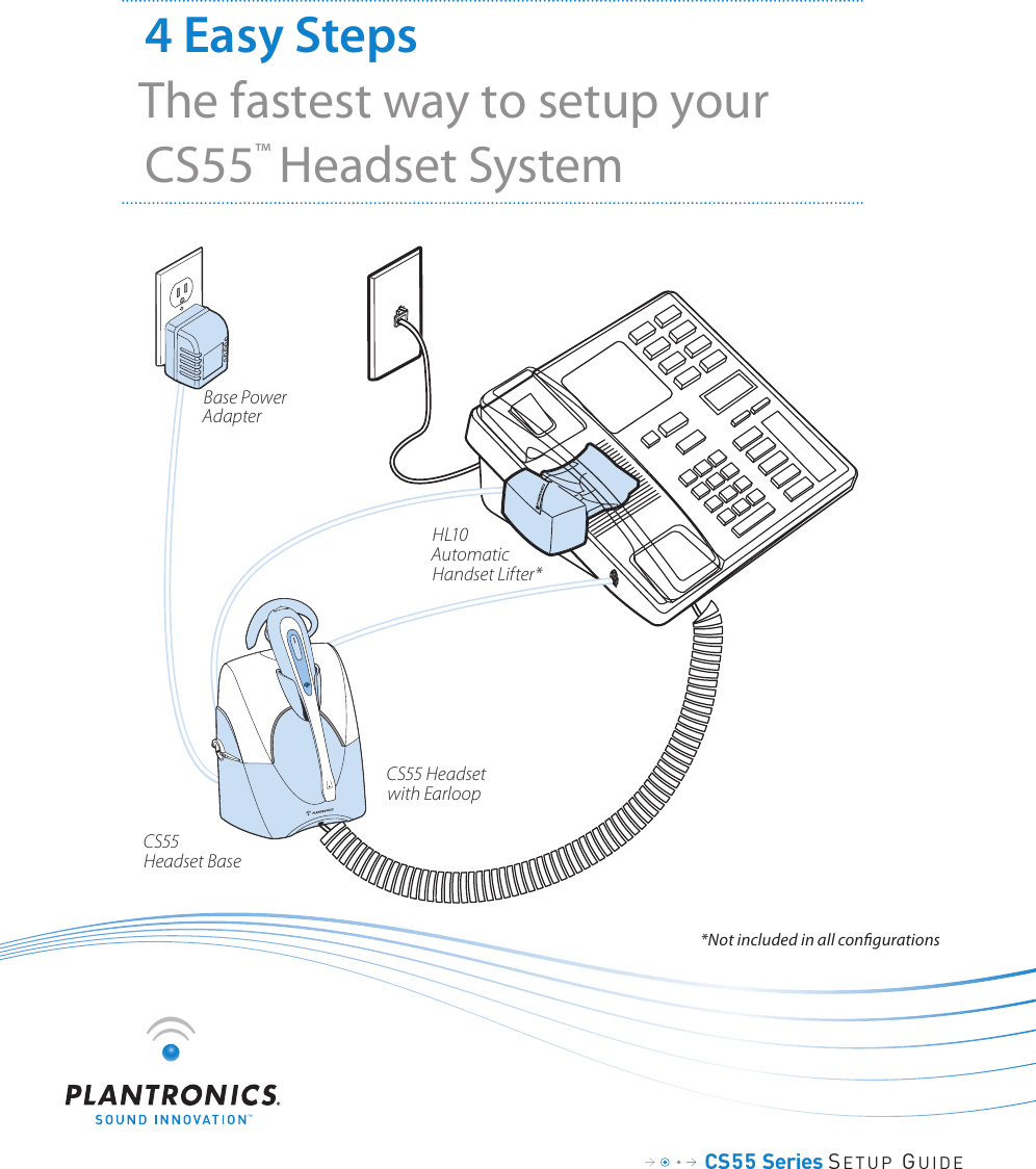 Plantronics Cs55 Series Users Manual Setup Guide