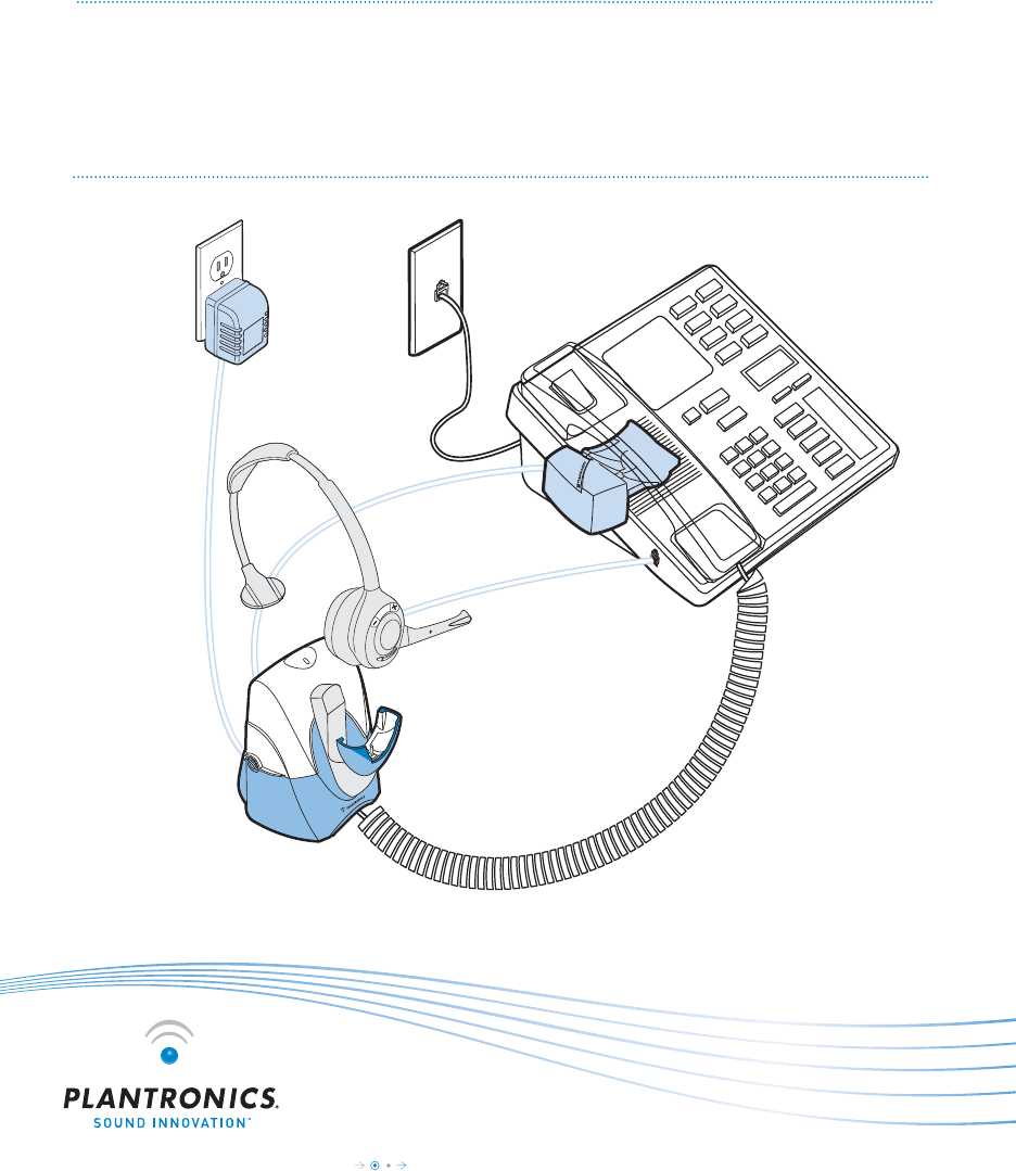 Plantronics Supraplus Cs351N Users Manual Wireless Setup Guide