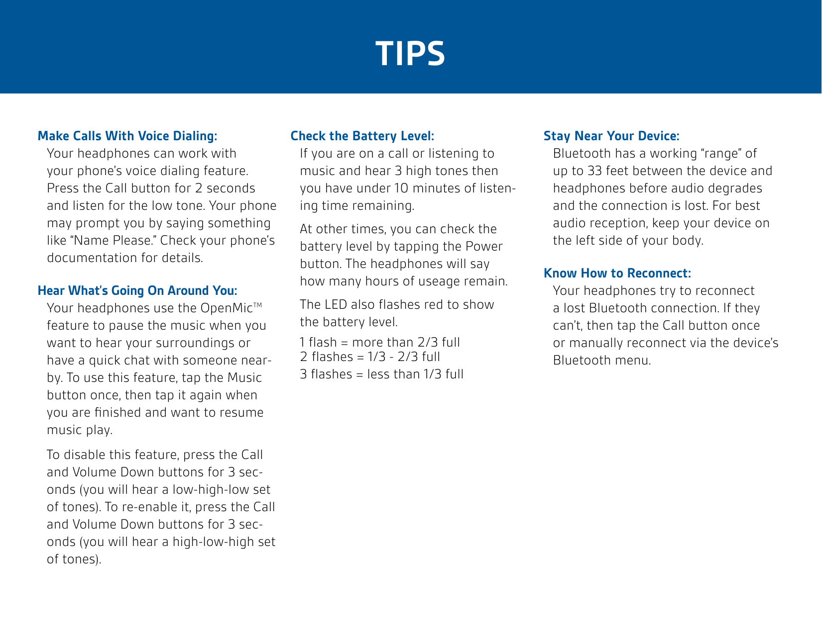 Page 6 of 8 - Plantronics Backbeat-903-plus-ug