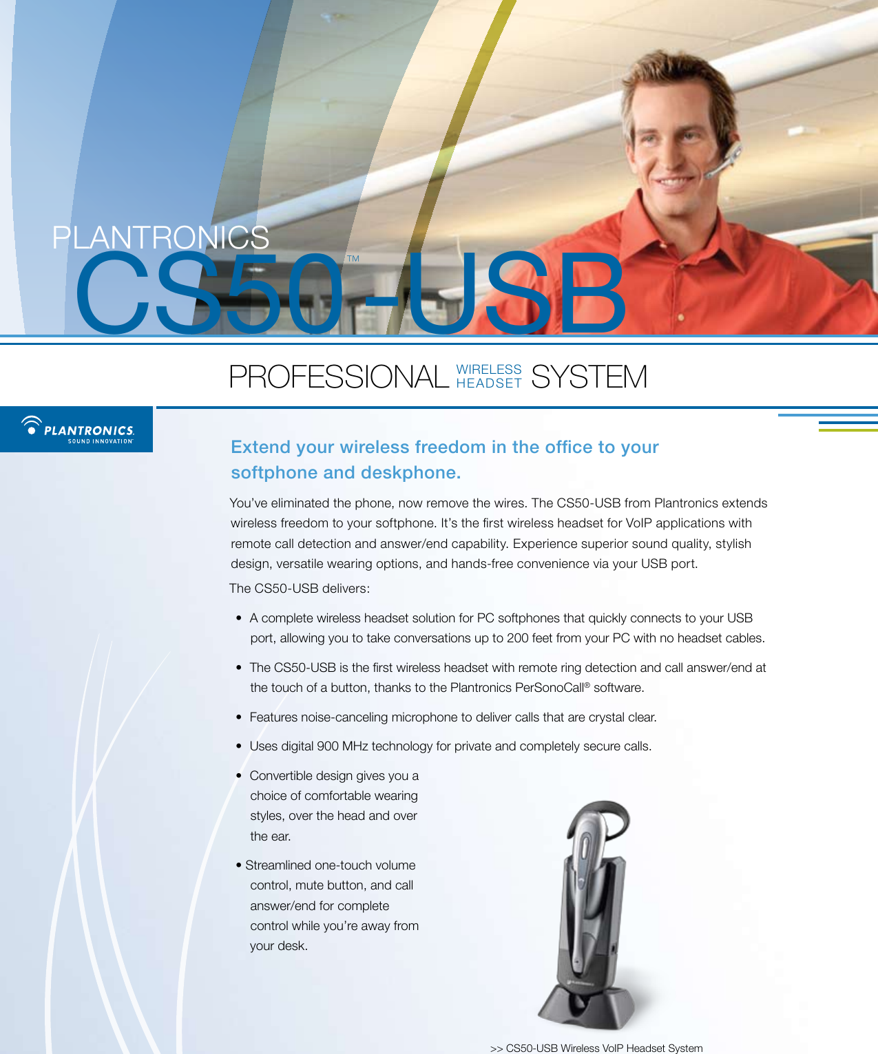 Page 1 of 2 - Plantronics  Cs50-usb-print