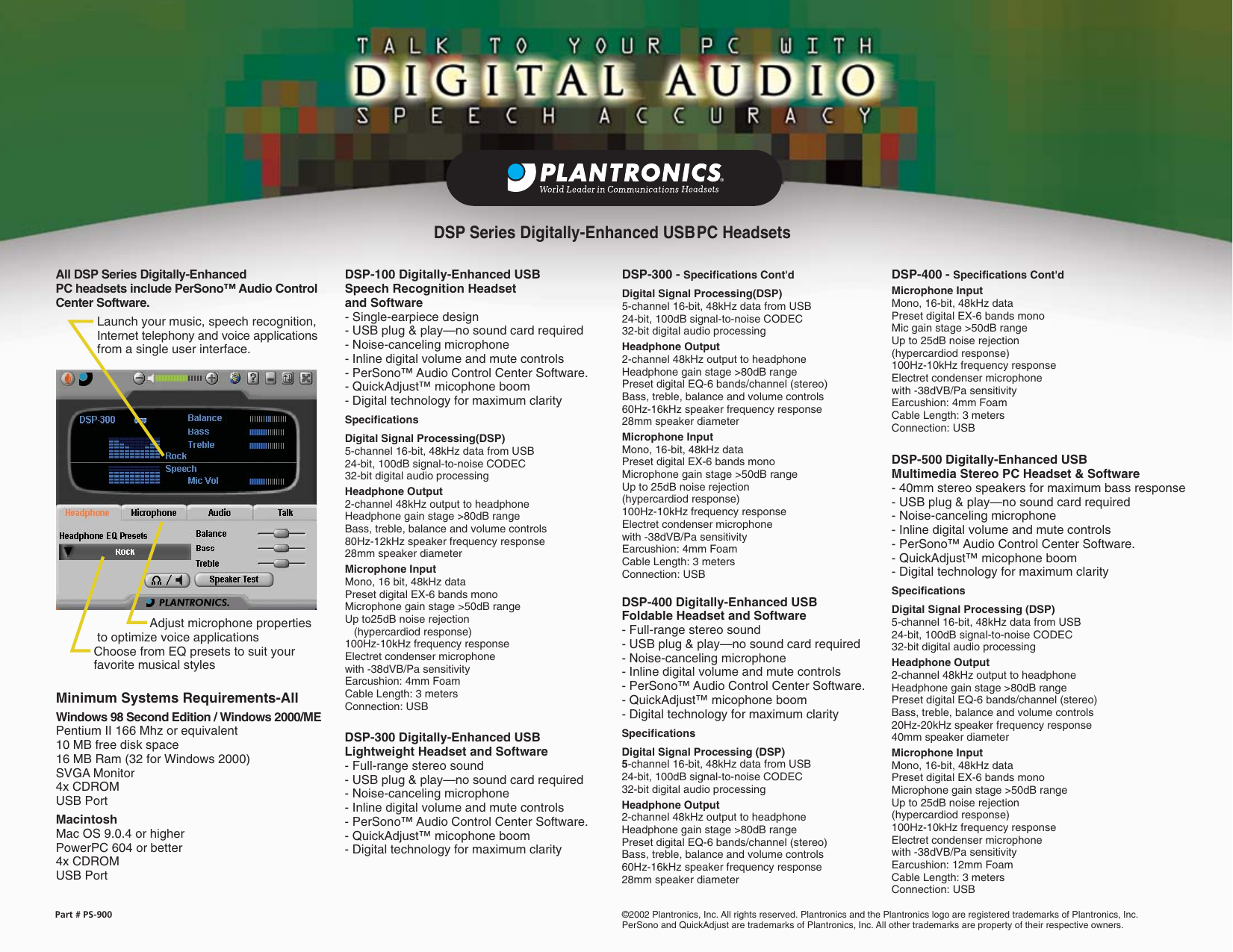 Page 2 of 2 - Plantronics Dsp_family_eng_large Dsp-family-ps