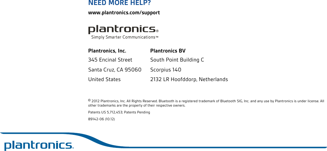 Page 11 of 11 - Plantronics M165-ug