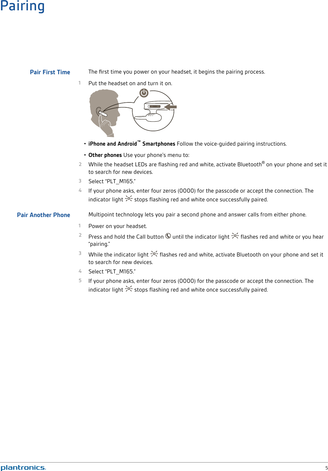 Page 5 of 11 - Plantronics M165-ug