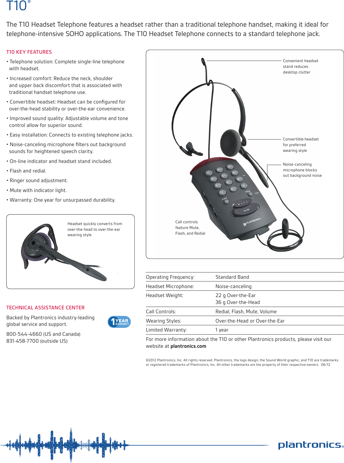 Page 2 of 2 - Plantronics 1151_T10_PS_060112 T10-ps