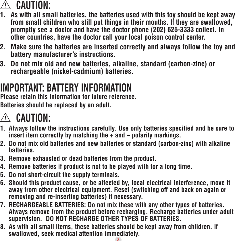 Page 3 of 12 - Playskool Playskool-2-In-1-Infant-Gym-08662-Users-Manual-  Playskool-2-in-1-infant-gym-08662-users-manual