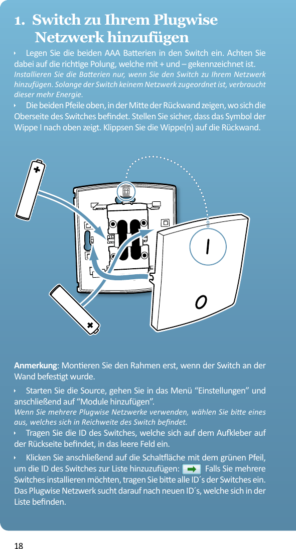 Page 18 of Plugwise SWITCH Plugwise Network Device User Manual 15a ZB9 SWITCH  INTL