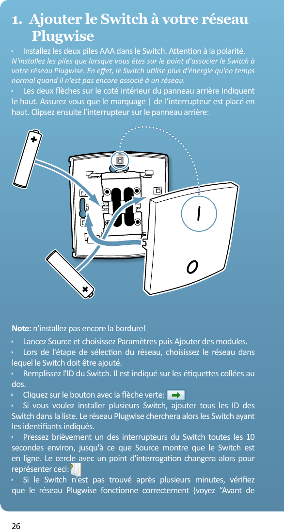 Page 26 of Plugwise SWITCH Plugwise Network Device User Manual 15a ZB9 SWITCH  INTL