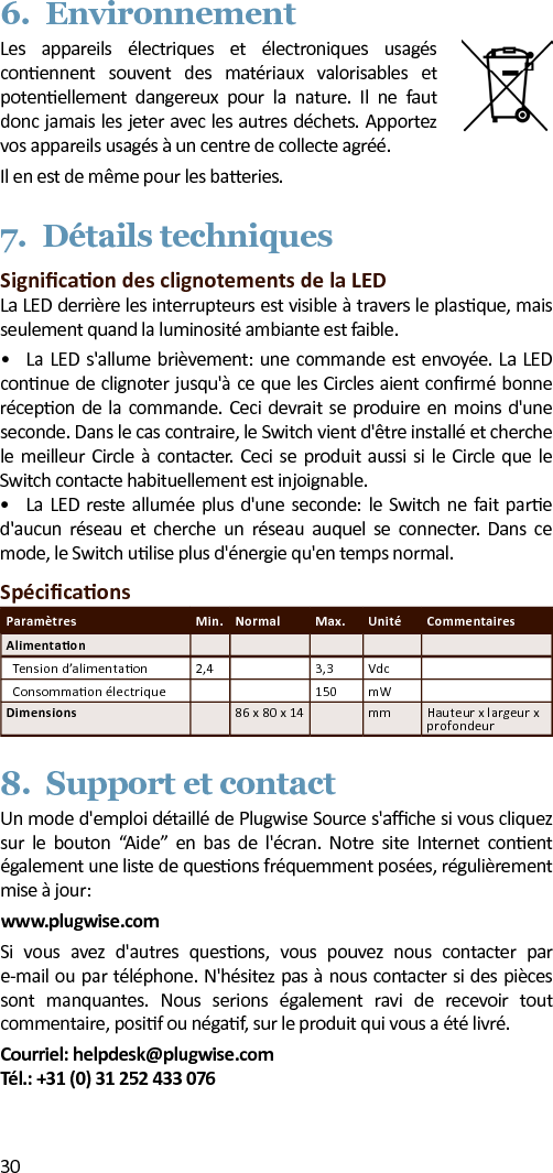 Page 31 of Plugwise SWITCH Plugwise Network Device User Manual 15a ZB9 SWITCH  INTL