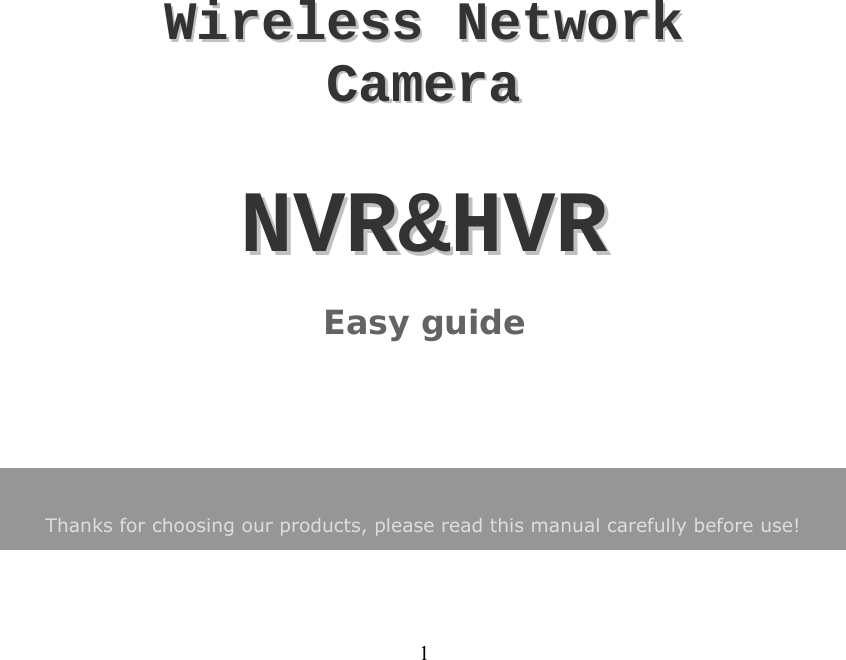 Plustek NVR4W14A Wireless Network Video Recorder User Manual