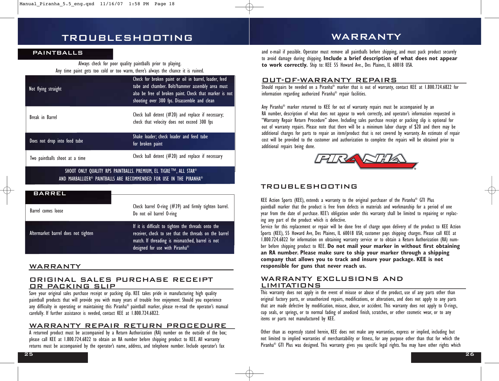 Page 10 of 12 - Pmi Pmi-Piranha-Gti-Plus-Users-Manual-  Pmi-piranha-gti-plus-users-manual