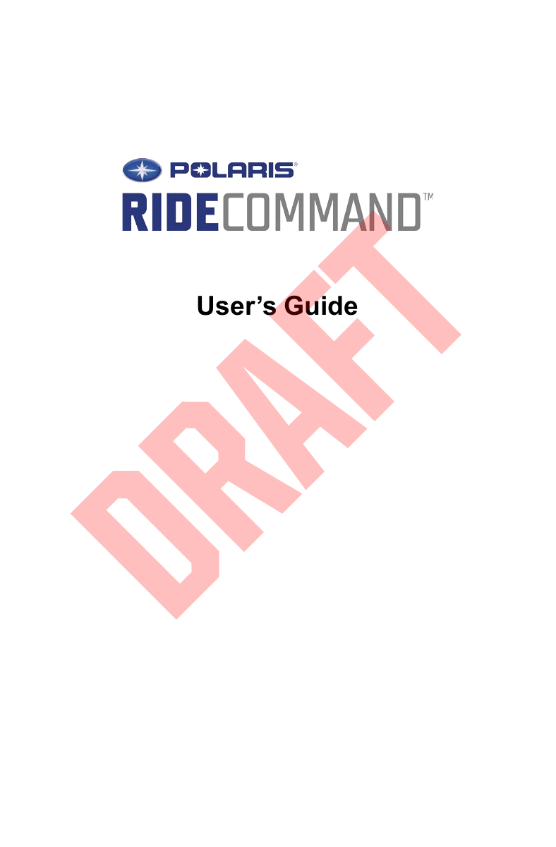 User’s GuideDRAFT