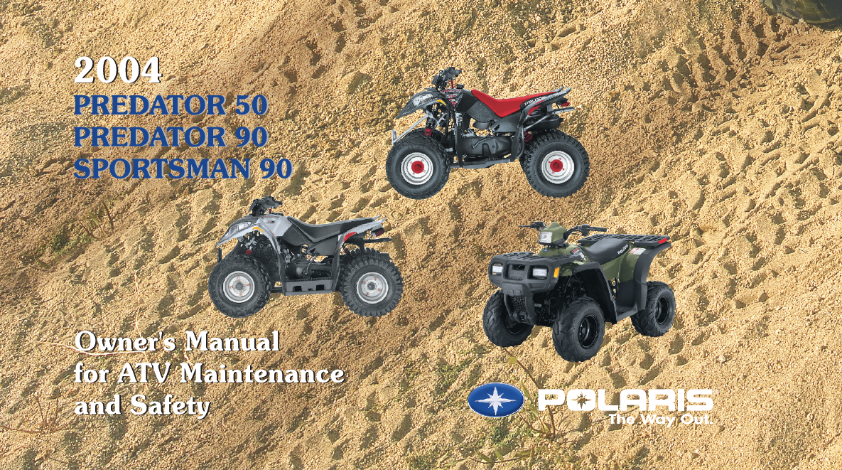 Polaris Predator 50 Users Manual