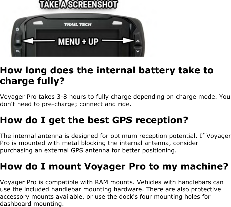 Page 3 of Polaris T001 Voyager Pro User Manual Voyager Pro Users Manual r 3x