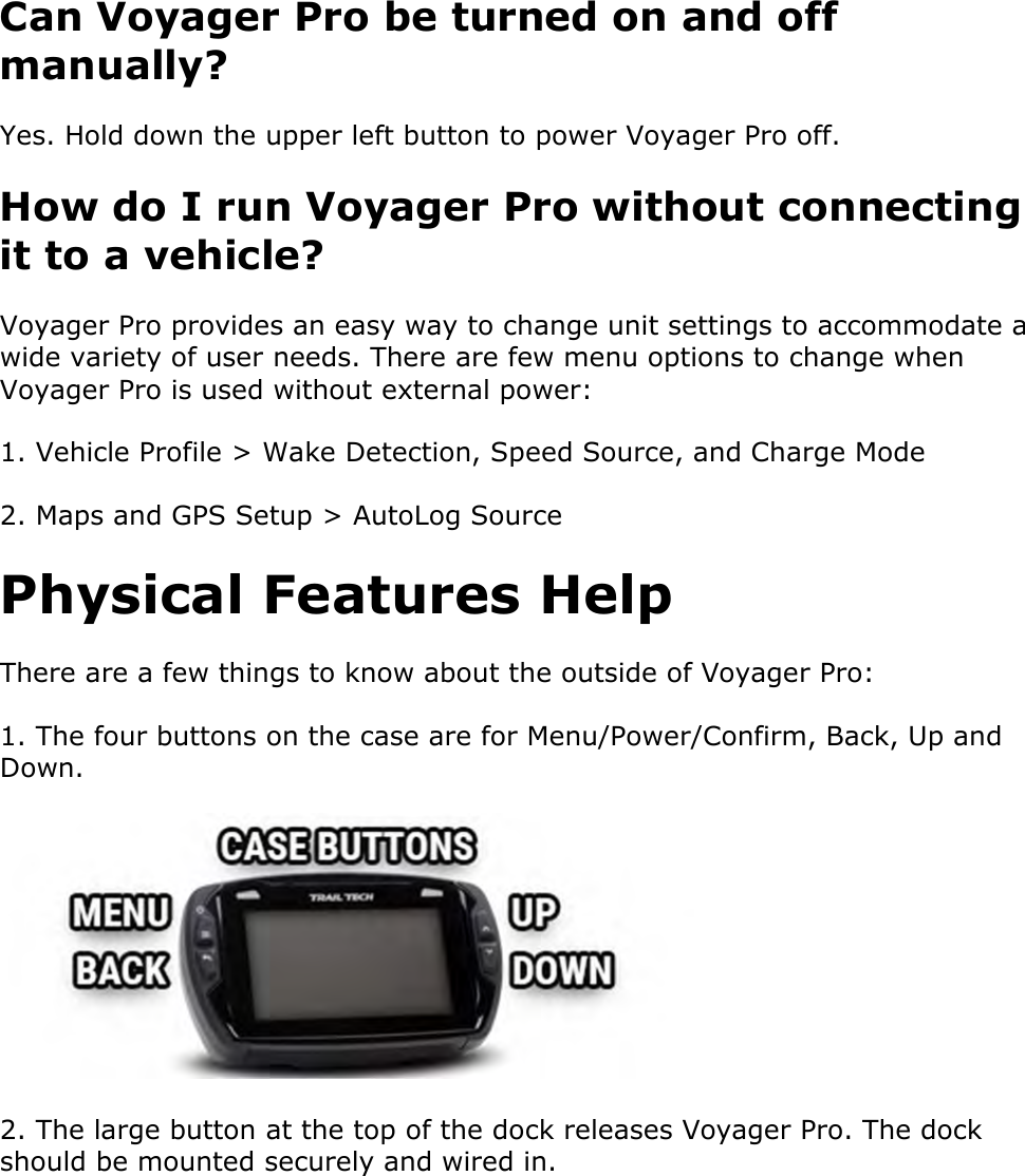 Page 6 of Polaris T001 Voyager Pro User Manual Voyager Pro Users Manual r 3x