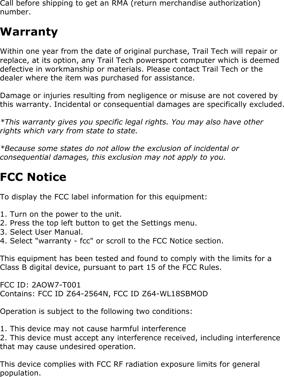 Page 76 of Polaris T001 Voyager Pro User Manual Voyager Pro Users Manual r 3x