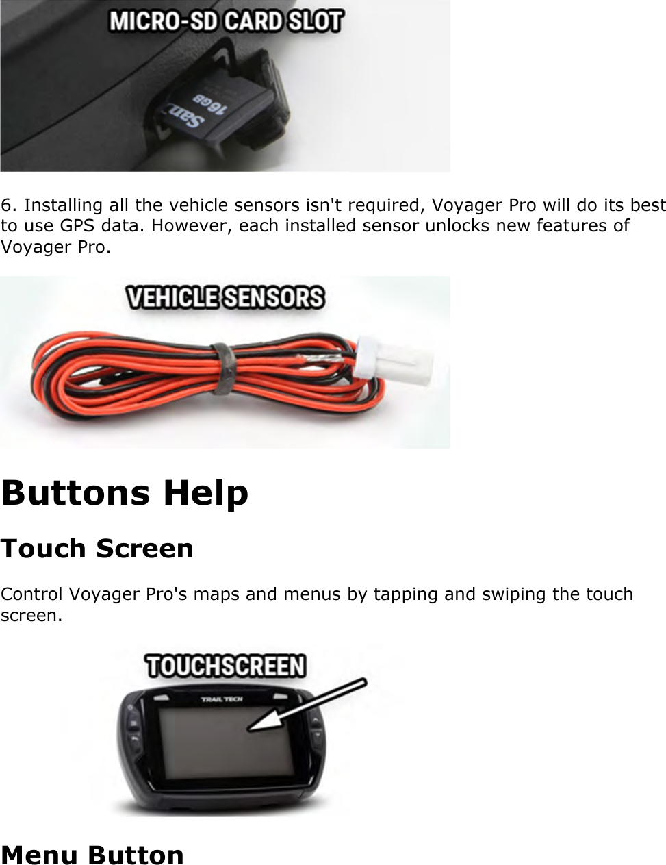 Page 8 of Polaris T001 Voyager Pro User Manual Voyager Pro Users Manual r 3x